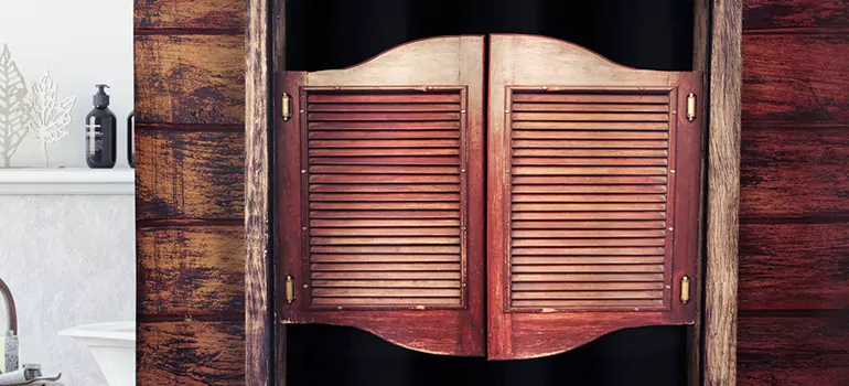 Installing Saloon Door Hinges in Ashland, CA