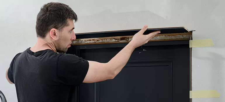 Wood Door Hole Repair in Ashland, CA