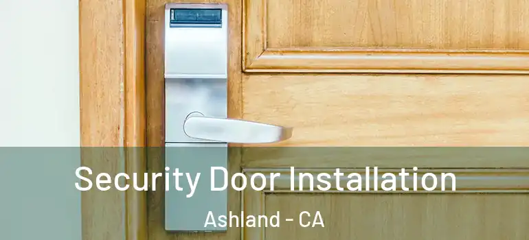  Security Door Installation Ashland - CA