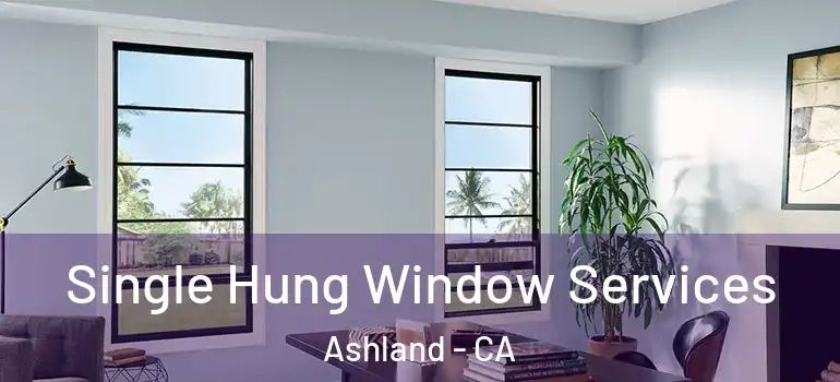  Single Hung Window Services Ashland - CA