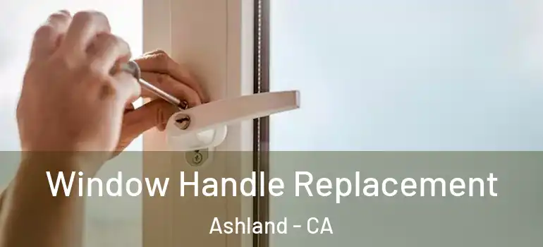  Window Handle Replacement Ashland - CA